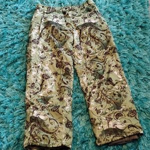 girls sz 14 jupa sports d2 green snowpants